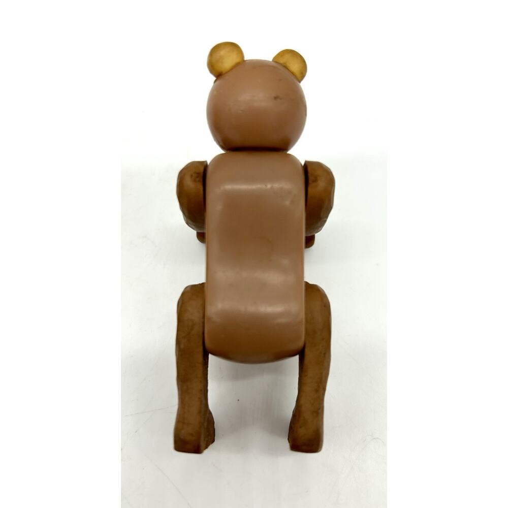 Vintage Fisher Price Little People Zoo Animals Toy Lot Elephant Lion Monkey Bear - Picture 8 of 8